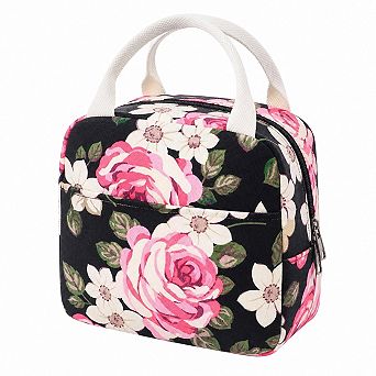 Upgraded Canvas Reusable Lunch Tote Bag For Women Work School