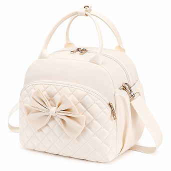 Quilted Puffy Insulated Lunch Tote For Women Work School Picnic Travel