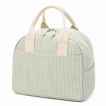 Insulated Leakproof Lunch Tote Bag For Women Cute Floral Large Capacity Work Travel