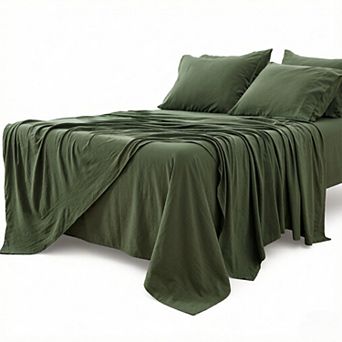 6 pc Deep Pocket Queen Sheets,Fits Mattresses Up to 18 in Thick, Breathable Secure Fit