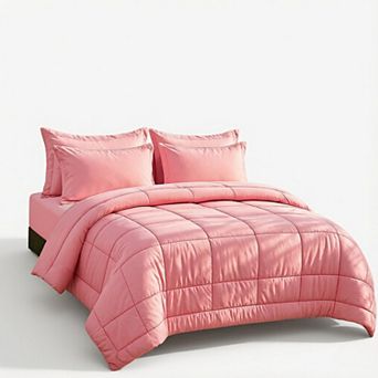 7 pc Full Size Comforter Sets,All Season Down Alternative Bedding Comforter Sets with Comforter