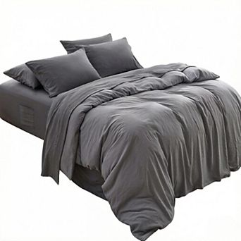 6 Piece-Soft Queen Sheet Set, Deep Pocket 18 Inch, Breathable Hotel Luxury Bedding for Home
