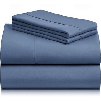 4 pc Queen Sheet Set,Deep Pockets 18" Wrinkle Free Cooling Sheets Machine Washable Bedding Soft
