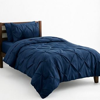 5 pc Twin XL Comforter Set,Bed in a Bag ,College Dorm Essentials,Down-Alternative Comforter