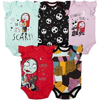 Disney Nightmare Before Christmas One-Piece Bodysuit Multipack