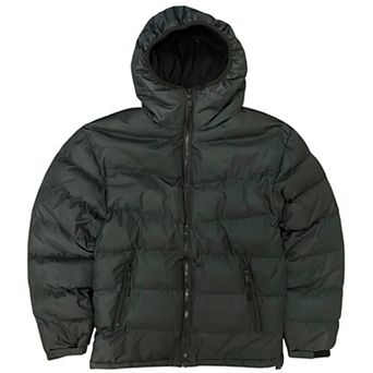 Men’s Fleece-Insulated Water-Repellent Hooded Winter Jacket