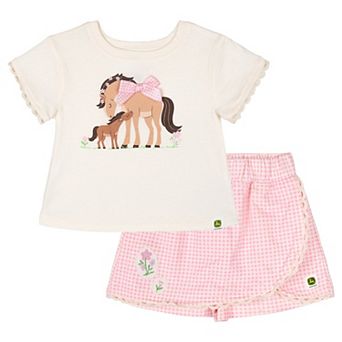 John Deere T-Shirt and Wrap Bottoms Set