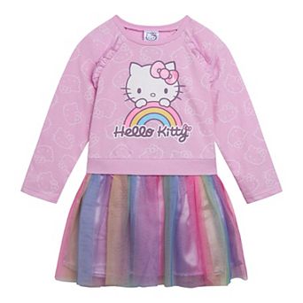 Hello Kitty Long Sleeve Tutu Dress