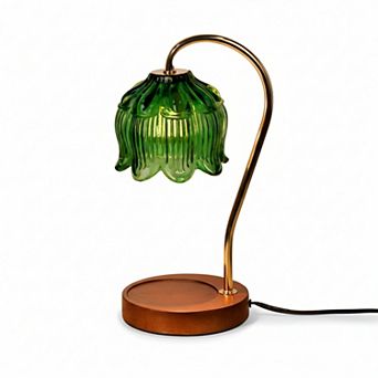 Flower Candle Warmer Lamp Timer Dimmable Mothers Day Birthday Gift Women Mom Home Decor Lotus Wax