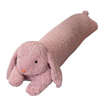 Rabbit Plush Pillow Long Body Stuffed Animal 35 Inch Soft PP Cotton Kids Adults