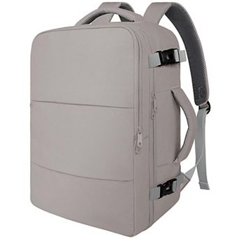 Travel Backpack Women Carry On Flight Approved 15.6" Laptop Water Bottle Pocket Shoe Pouch Wet