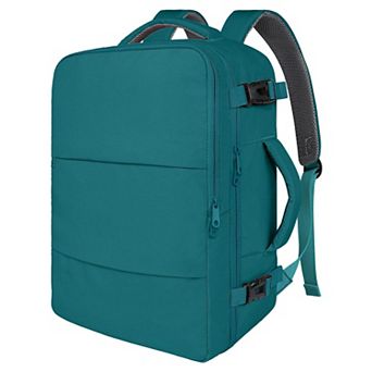 Travel Backpack Women Carry On Flight Approved 15.6" Laptop Water Bottle Pocket Shoe Pouch Wet