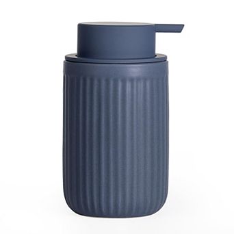 Ceramic Soap Dispenser 12oz Refillable Pump Bottle for Bathroom Kitchen Liquid Hand Lotion Dish