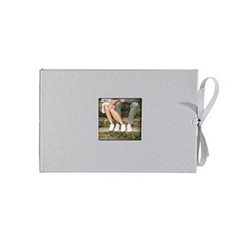 Small 4x6 Photo Album Holds 24 Photos Wedding Brag Book Acid-Free Pocket Pages Ribbon Closure