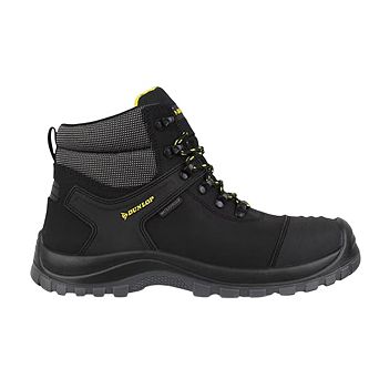 Dunlop Mens Nova Logo Leather Steel Toe Cap Safety Boots