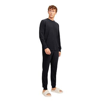 Jack And Jones Mens Combed Cotton Long-Sleeved Loungewear Set