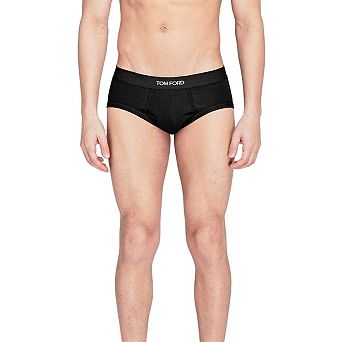 Tom Ford Mens Logo Cotton Blend Briefs