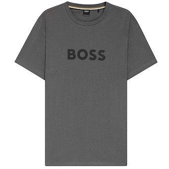 Boss Mens Logo Cotton T-Shirt