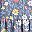 Blue Multicolor