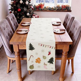 Avanti Holiday Icons 14" x 72" Table Runner