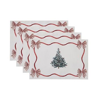 Avanti Heirloom Noel 4-Pack Placemats