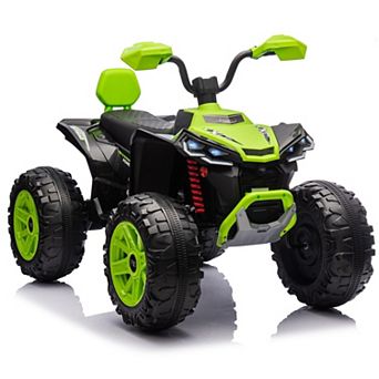 24V 2-Seater Kids ATV Quad w/ 800W Motors, Remote, Bluetooth Music & Suspension