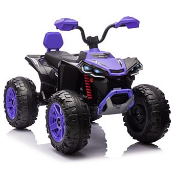 24V 2-Seater Kids ATV Quad w/ 800W Motors, Remote, Bluetooth Music & Suspension