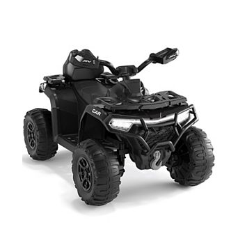 12V Kids Electric ATV w/ Remote, Dual 45W Motors, Suspension & LED Lights