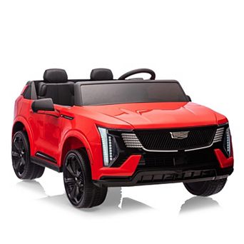 24V Ride-On Truck w/ Remote, Spring Suspension, LED Lights & Music