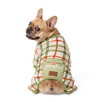 WOOF® Plaid Pumpkin Pet Pajamas