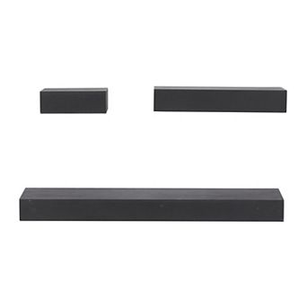 CosmoLiving by Cosmopolitan Wood 3-Shelf Wall Shelf