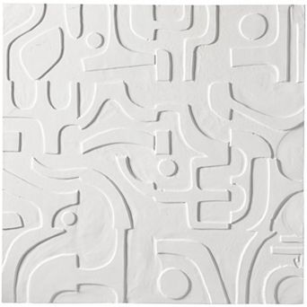 CosmoLiving by Cosmopolitan Wooden Handmade Intricately Carved Wall Decor