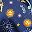 Navy Blue Orange