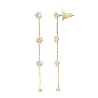 LC Lauren Conrad Gold-Tone Drop Earrings