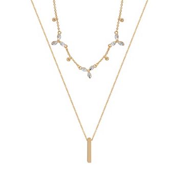 LC Lauren Conrad Gold-Tone Layered Necklace