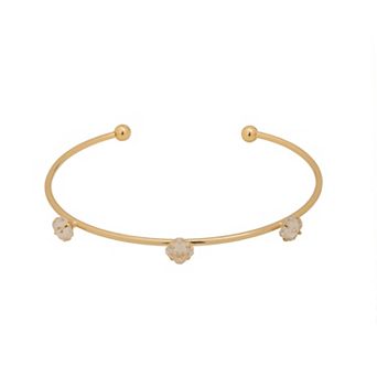 LC Lauren Conrad Gold Tone Cuff Bracelet
