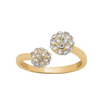 LC Lauren Conrad Gold Tone Fireball Burst Expandable Ring