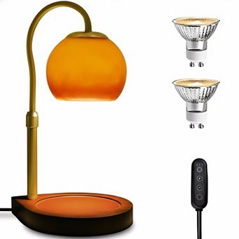 Candle Warmer Lamp Timer Adjustable Height Dimmable Ocean Glass Wax Melt Jar Candles Home Decor Gift