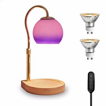 Candle Warmer Lamp Timer Adjustable Height Dimmable Ocean Glass Wax Melt Jar Candles Home Decor Gift