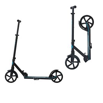 VEVOR Kick Scooter for Kids Ages 8+, Teens & Adults, 2-Wheel Toddler Scooter, Black + Blue