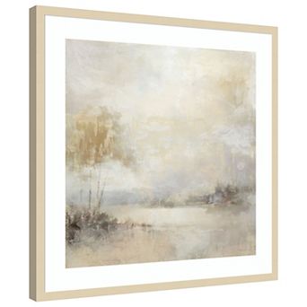 Griege Vista II by June Erica Vess Wood Framed Wall Art Print