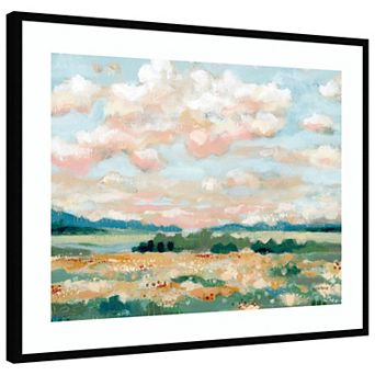 Springful by Krystal Adams Wood Framed Wall Art Print