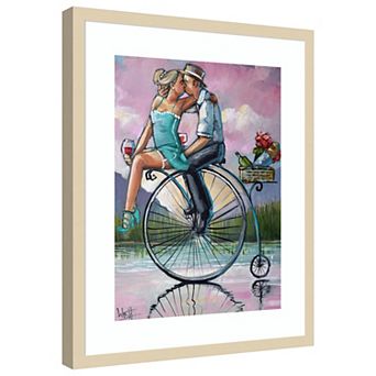 Astrid 2 by Ronald West Wood Framed Wall Art Print