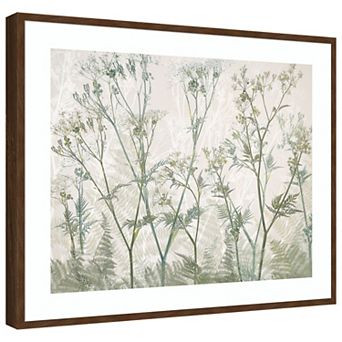 Cow parsley by Nel Talen Wood Framed Wall Art Print