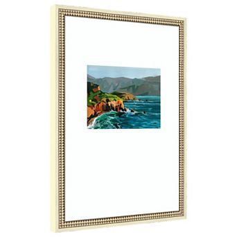Gold Cliffs by Brook Page Wood Framed Wall Art Print