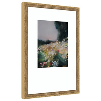 Wild Garden by Maggie Sackmann Wood Framed Wall Art Print
