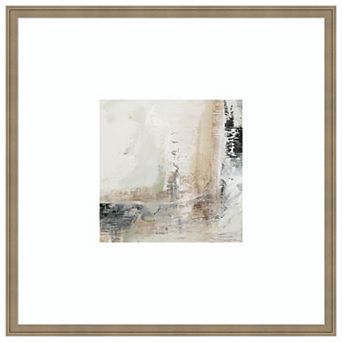 Textured Layers Subtle Movement by Hazel J Wood Framed Wall Art Print