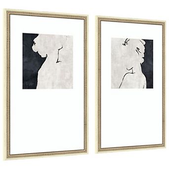 Amanti Art Contrast of Light & Shadow 2 pc by Eli Jones Framed Wall Art Prints