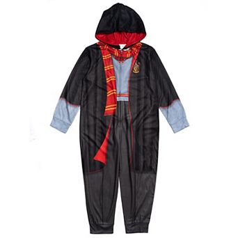 Harry Potter Gryffindor Cosplay Hooded One Piece