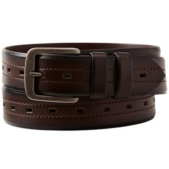 KingSize Men's Stitched Leather Belt
